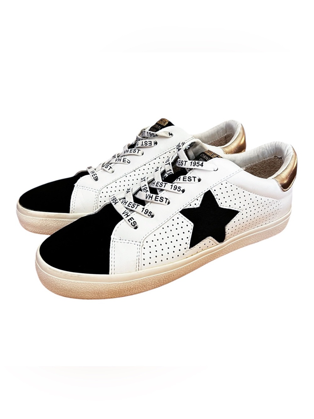 Vintage Havana Gadol Star Perforated Sneakers, Size 8.5